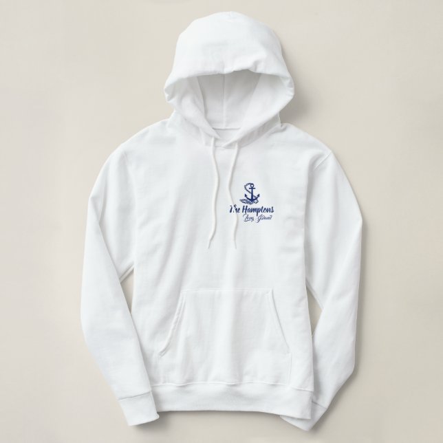 Hamptons - Long Island - Nautiska stil T Shirt (Design framsida)