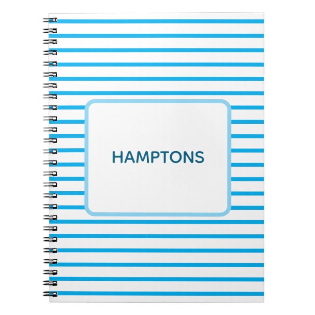 Hamptons Notebook Anteckningsbok (Framsidan)