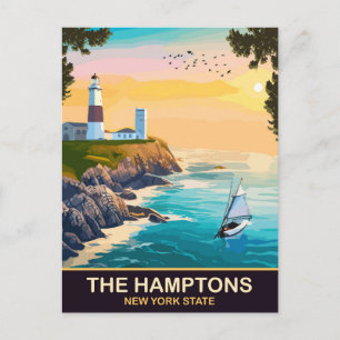 Hamptons Resor Vykort