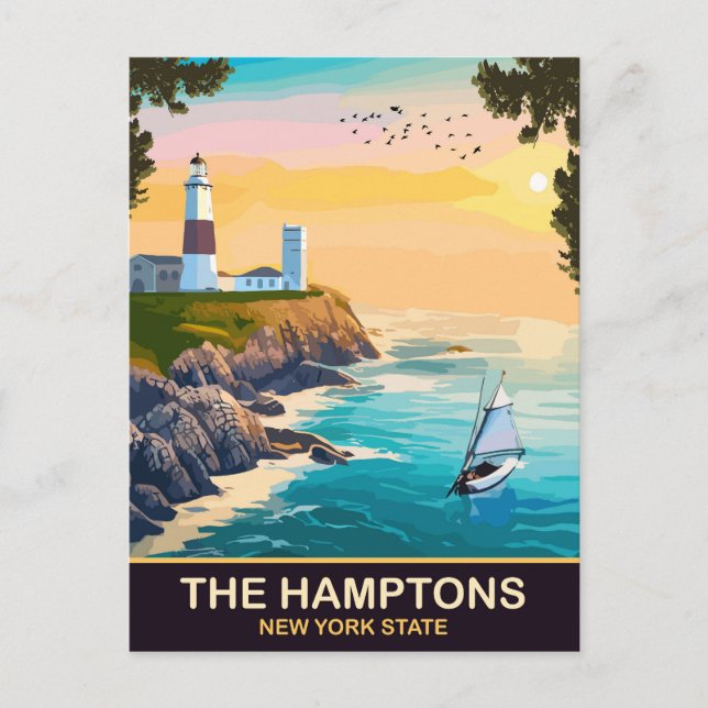 Hamptons Resor Vykort (Framsida)