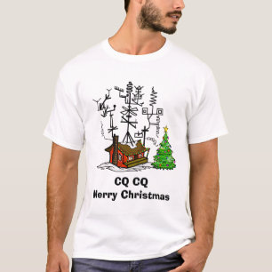 Hamradio CQ jultröja T Shirt