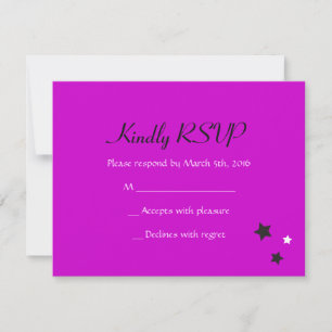 HAMSA BEAUTY Bat mitzvah Call-svarskort Inbjudningar
