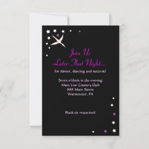 HAMSA BEAUTY Bat mitzvah inbjudan