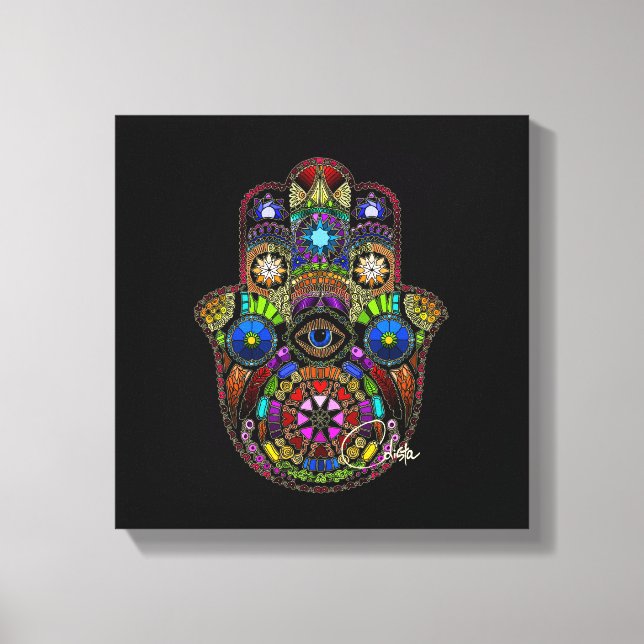 Hamsa Canvas Black (Framsida)