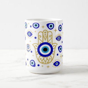 Hamsa Evil Öga Mugg