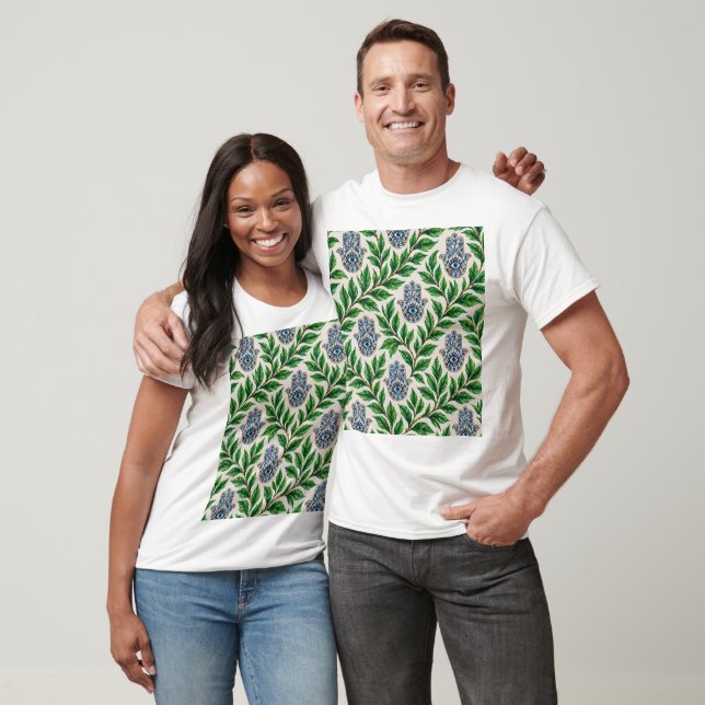 Hamsa Eye Botanisk T Shirt (Unisex)