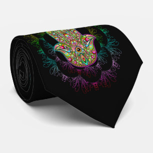 Hamsa Fatma Hand Psychedelic Art Slips