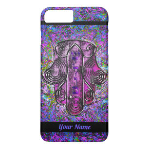 Hamsa Fusion Lila and Black Personlig