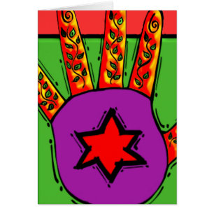 Hamsa Hälsningskort