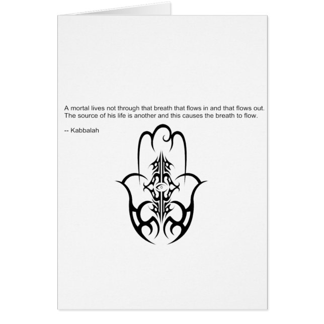 HAMSA HÄLSNINGSKORT (Framsidan)