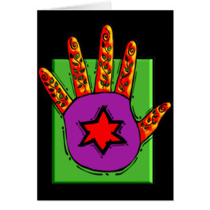 Hamsa Hälsningskort