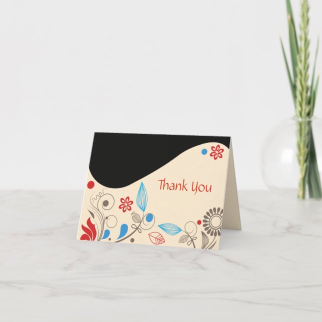 HAMSA HAND Bat mitzvah tackkort (Framsida)