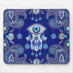 Hamsa Hand-Evil Öga Amulet Ornament Musmatta