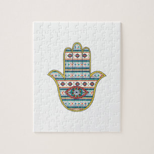 HAMSA Hand of Fatima Symbol Pussel