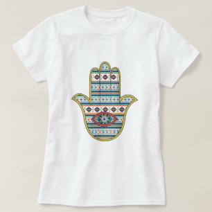 HAMSA Hand of Fatima Symbol T Shirt