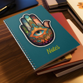 Hamsa Hand Spiral bärbar dator Anteckningsbok