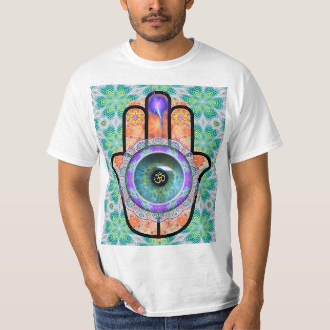 Hamsa harmoniskjorta t-shirt (Framsida)