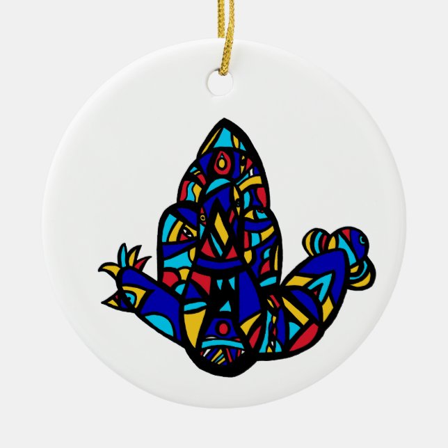 Hamsa Ji - Julgransprydnad Keramik (Framsidan)