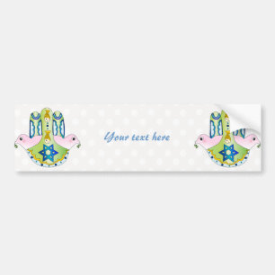 Hamsa judaica bildekal
