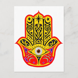 Hamsa - Magic Hamsa Vykort
