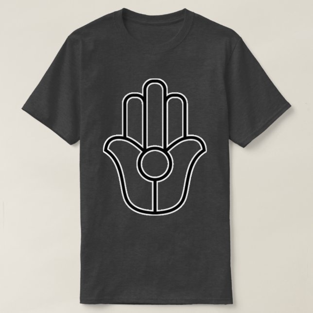 Hamsa räcker av Fatima T-shirt (Design framsida)