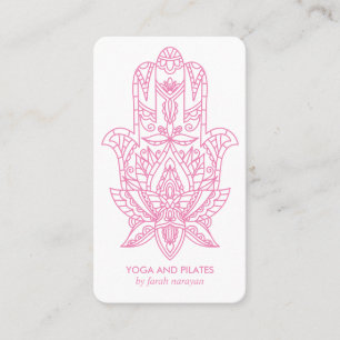 Hamsa   ROSA Hälsa spa-massage yoga holistic Visitkort