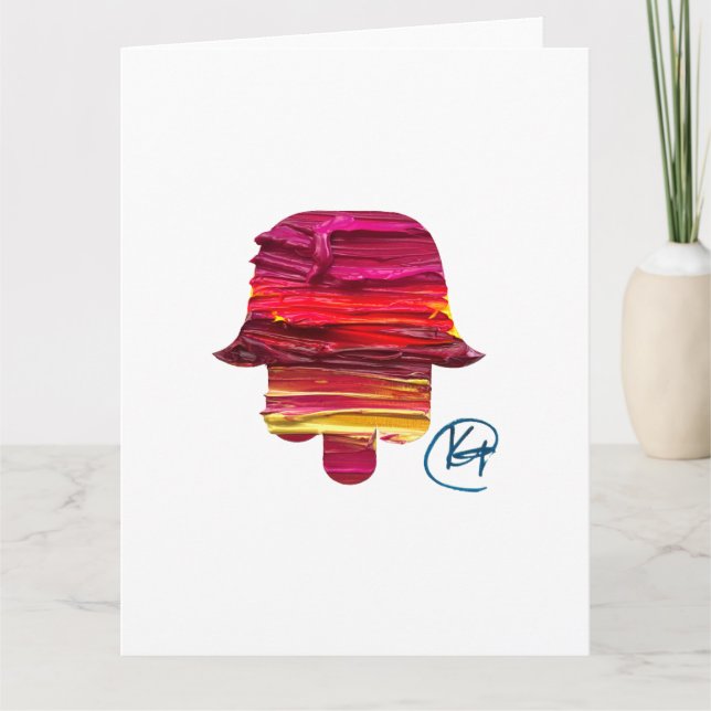 Hamsa Studio Art Tack Kort (Framsida)