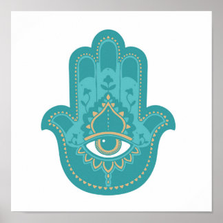 Hamsa tredje öga poster
