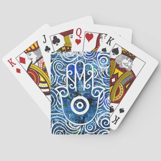 Hamsa Virvlar Casinokort (Baksidan)