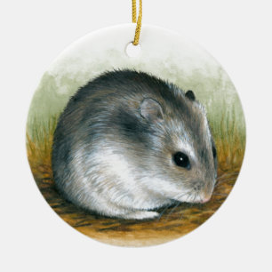 Hamster 25 julgransprydnad keramik