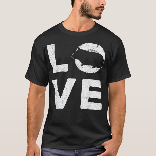 Hamster Älskare Animal Kärlek Wildlife Gift T Shirt (Framsida)