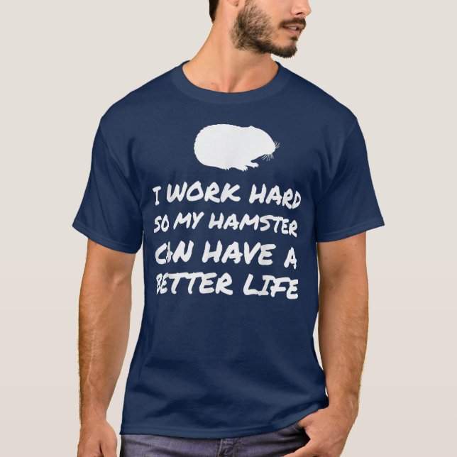 Hamster Apparel Funny Underbar Hamsters Älskare T Shirt (Framsida)