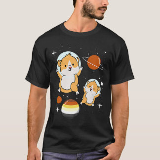 Hamster Astronaut Gay Bear Pride T Shirt