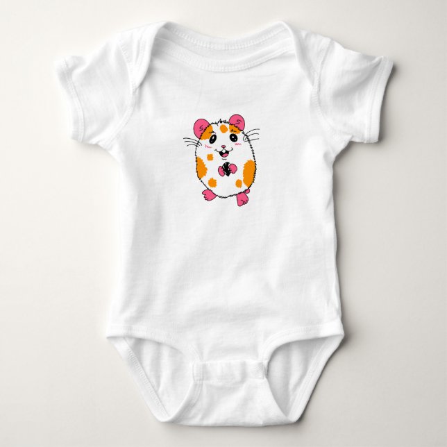 Hamster Baby Top T Shirt (Framsida)