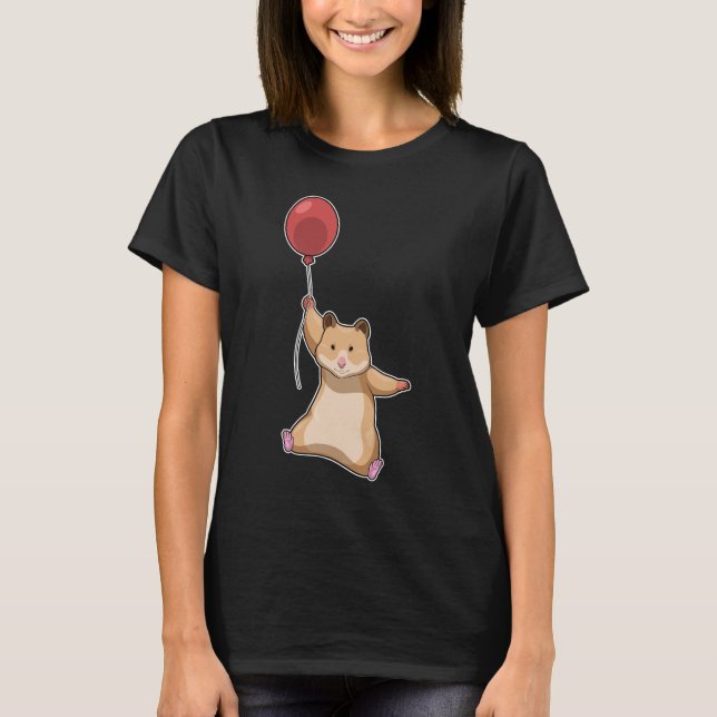 Hamster Balloon T Shirt (Framsida)