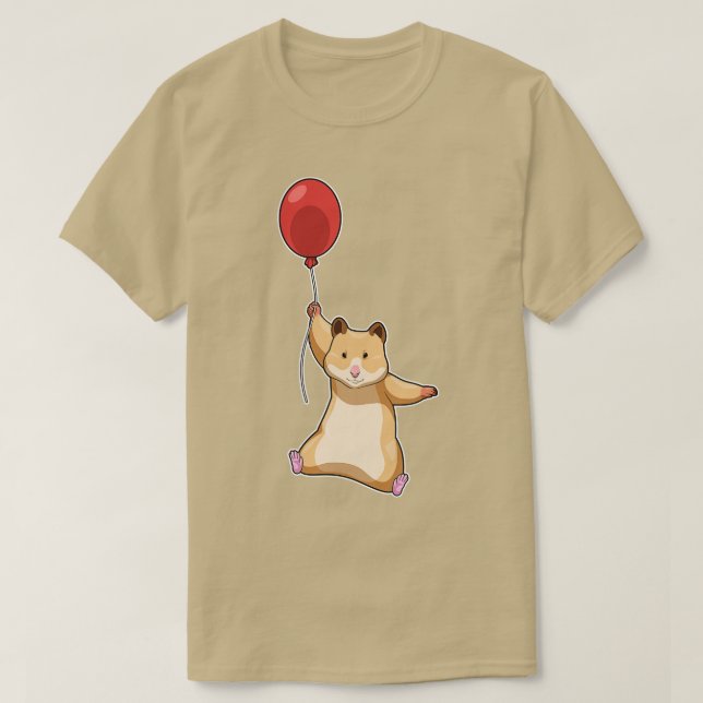Hamster Balloon T Shirt (Design framsida)