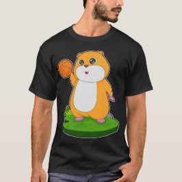 Hamster Basketball-spelare T Shirt