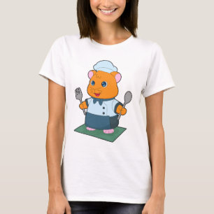Hamster Bestick Kök T Shirt