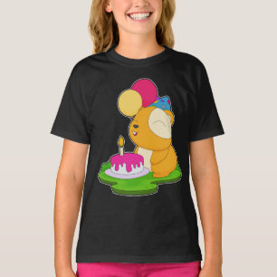 Hamster Birthday Cake T Shirt