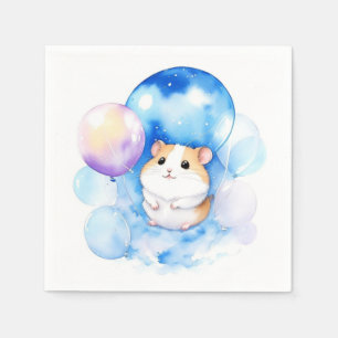 Hamster Birthday Pappersservett