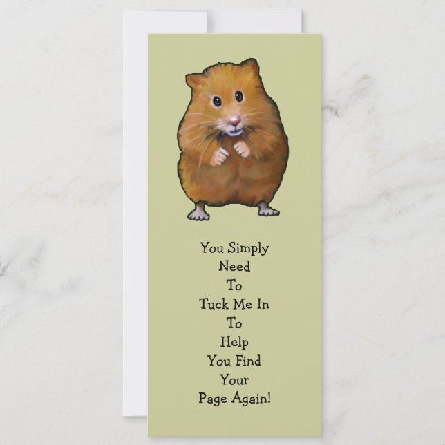 HAMSTER BOK MARK: "Tuck Me in" (Framsida)