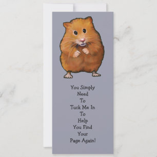 HAMSTER BOK MARK: "Tuck Me in"