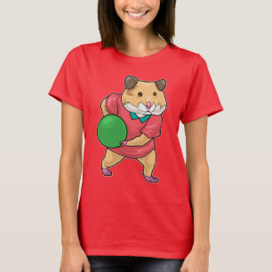 Hamster Bowling Bowling ball T Shirt