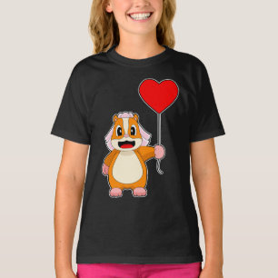 Hamster Brud Hjärtat Bröllop T Shirt