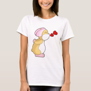 Hamster Brudslöja Bröllop T Shirt