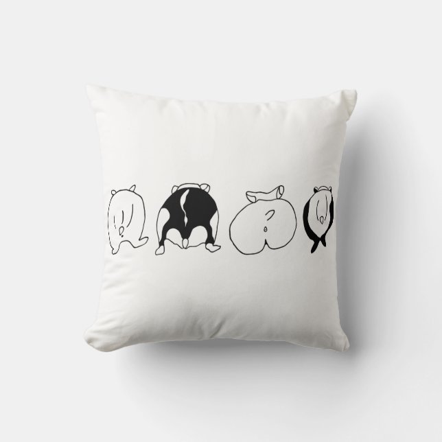 Hamster Butts Kudde (Framsida)