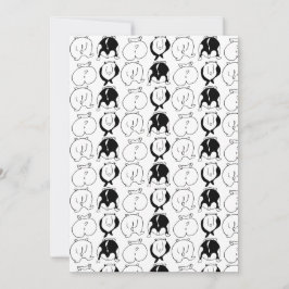 Hamster Butts Mönster Inbjudningar