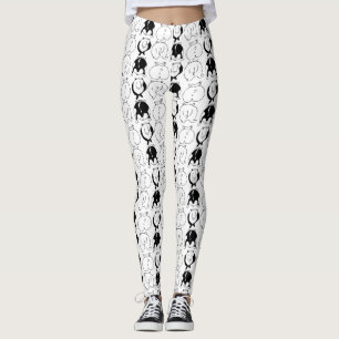 Hamster Butts Mönster Leggings