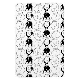 Hamster Butts Mönster Magnet