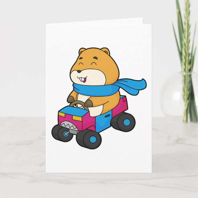 Hamster Car Kort (Framsida)